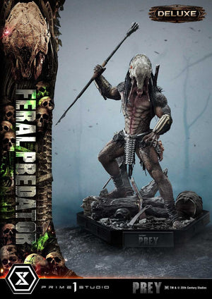 [PREORDINE] Statua Prey (Film) Museum Masterline 1/3 Feral Predator Deluxe Version 89 cm - Prime 1 Studio - Statue