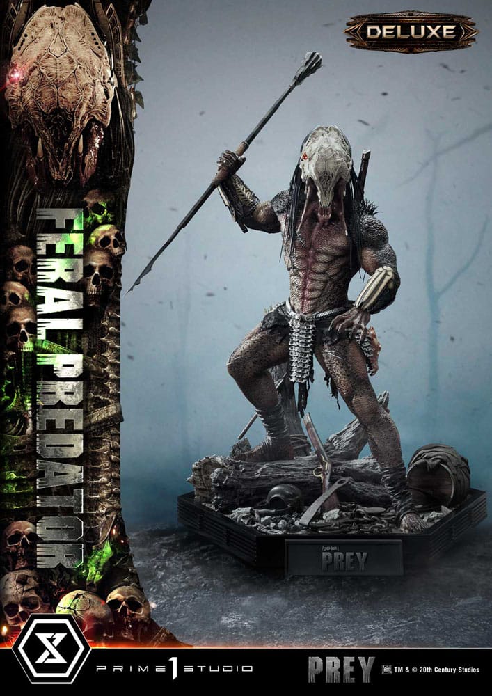 [PREORDINE] Statua Prey (Film) Museum Masterline 1/3 Feral Predator Deluxe Version 89 cm - Prime 1 Studio - Statue