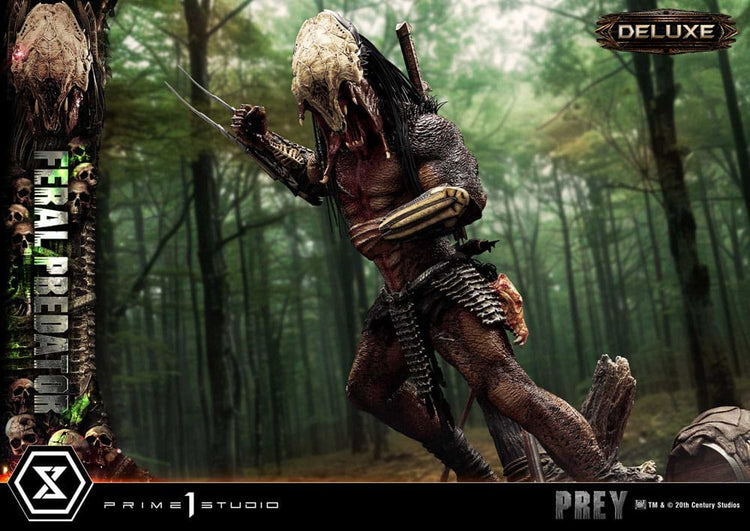 [PREORDINE] Statua Prey (Film) Museum Masterline 1/3 Feral Predator Deluxe Version 89 cm - Prime 1 Studio - Statue