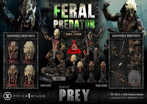 [PREORDINE] Statua Prey (Film) Museum Masterline 1/3 Feral Predator Deluxe Version 89 cm - Prime 1 Studio - Statue