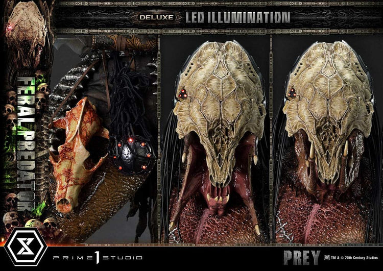 [PREORDINE] Statua Prey (Film) Museum Masterline 1/3 Feral Predator Deluxe Version 89 cm - Prime 1 Studio - Statue