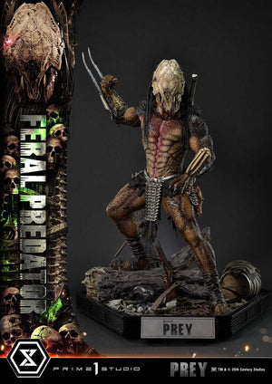 [PREORDINE] Statua Prey (Film) Museum Masterline 1/3 Feral Predator Deluxe Version 89 cm - Prime 1 Studio - Statue