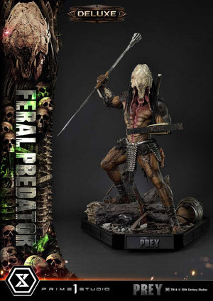 [PREORDINE] Statua Prey (Film) Museum Masterline 1/3 Feral Predator Deluxe Bonus Version 89 cm - Prime 1 Studio - Statue