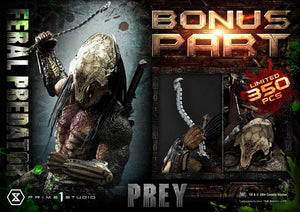 [PREORDINE] Statua Prey (Film) Museum Masterline 1/3 Feral Predator Deluxe Bonus Version 89 cm - Prime 1 Studio - Statue