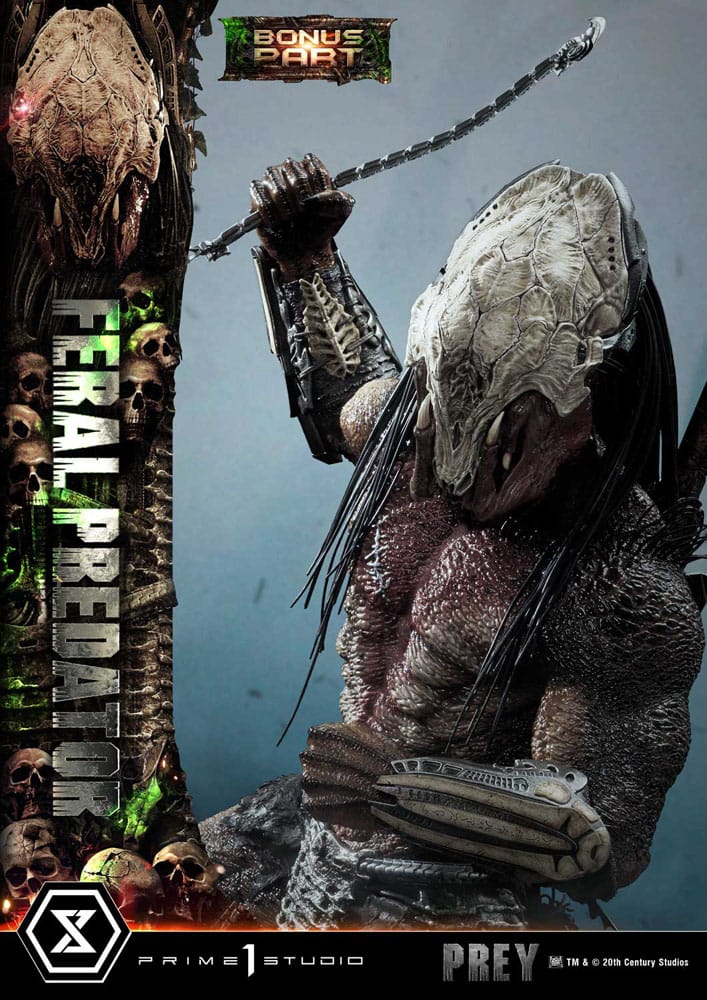 [PREORDINE] Statua Prey (Film) Museum Masterline 1/3 Feral Predator Deluxe Bonus Version 89 cm - Prime 1 Studio - Statue