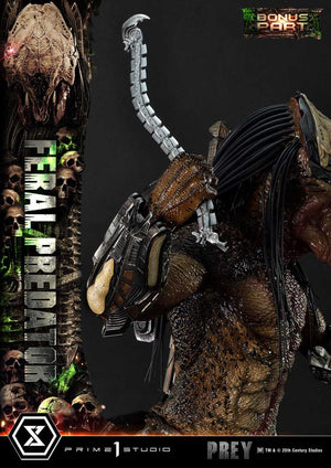 [PREORDINE] Statua Prey (Film) Museum Masterline 1/3 Feral Predator Deluxe Bonus Version 89 cm - Prime 1 Studio - Statue