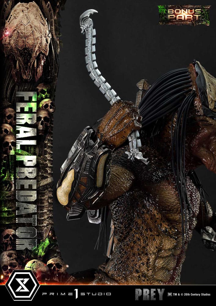 [PREORDINE] Statua Prey (Film) Museum Masterline 1/3 Feral Predator Deluxe Bonus Version 89 cm - Prime 1 Studio - Statue