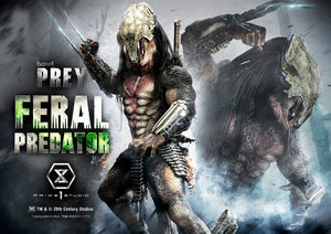 [PREORDINE] Statua Prey (Film) Museum Masterline 1/3 Feral Predator Deluxe Bonus Version 89 cm - Prime 1 Studio - Statue