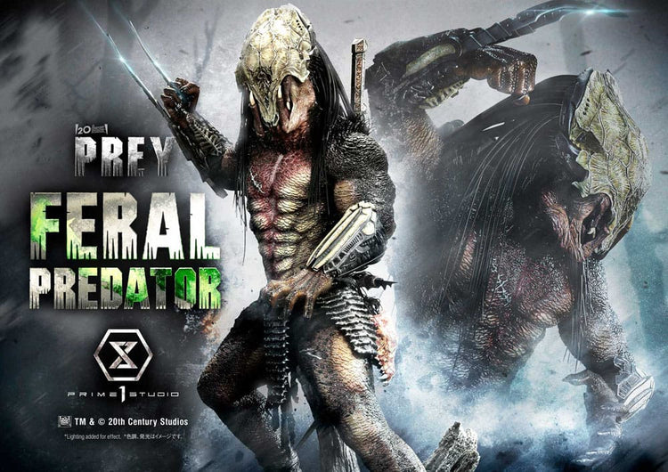 [PREORDINE] Statua Prey (Film) Museum Masterline 1/3 Feral Predator Deluxe Bonus Version 89 cm - Prime 1 Studio - Statue