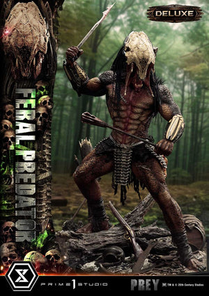 [PREORDINE] Statua Prey (Film) Museum Masterline 1/3 Feral Predator Deluxe Bonus Version 89 cm - Prime 1 Studio - Statue