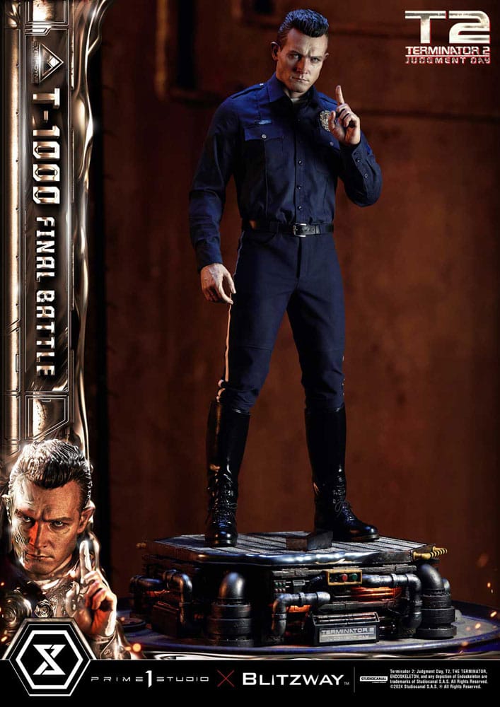 [PREORDINE] Terminator 2 - Statua Museum Masterline 1/3 T-1000 Final Battle Deluxe Version 73 cm - Prime 1 Studio - Statue