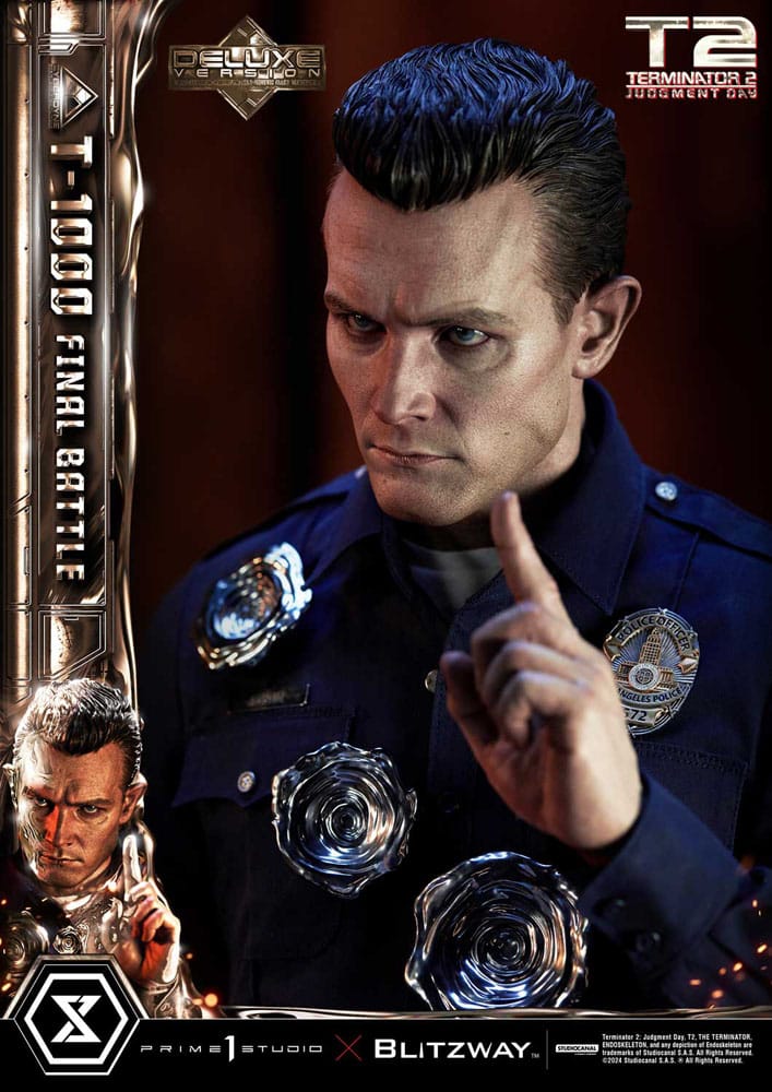 [PREORDINE] Terminator 2 - Statua Museum Masterline 1/3 T-1000 Final Battle Deluxe Version 73 cm - Prime 1 Studio - Statue