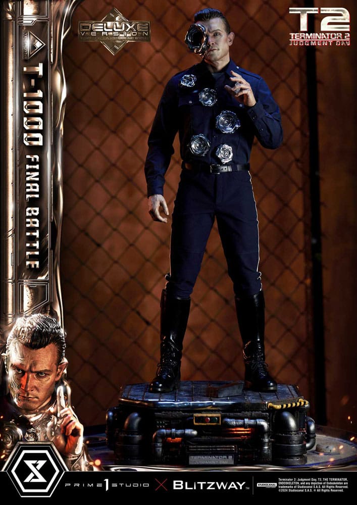 [PREORDINE] Terminator 2 - Statua Museum Masterline 1/3 T-1000 Final Battle Deluxe Version 73 cm - Prime 1 Studio - Statue