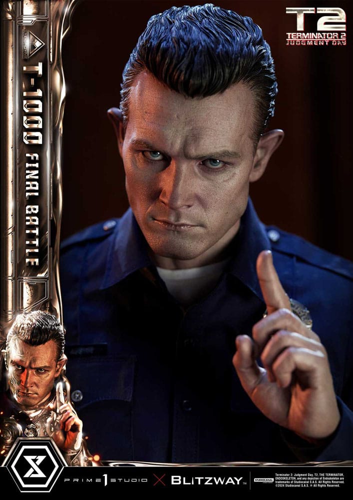[PREORDINE] Terminator 2 - Statua Museum Masterline 1/3 T-1000 Final Battle Deluxe Version 73 cm - Prime 1 Studio - Statue