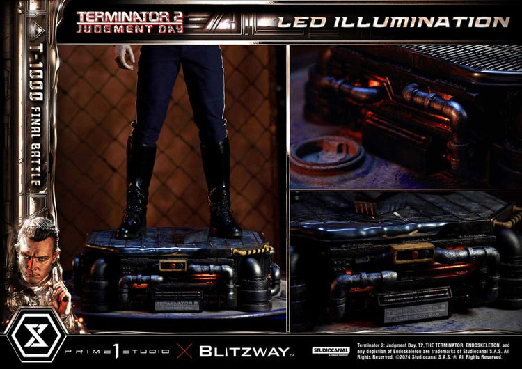 [PREORDINE] Terminator 2 - Statua Museum Masterline 1/3 T-1000 Final Battle Deluxe Version 73 cm - Prime 1 Studio - Statue
