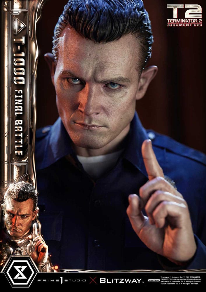 [PREORDINE] Terminator 2 - Statua Museum Masterline 1/3 T-1000 Final Battle Deluxe Version 73 cm - Prime 1 Studio - Statue