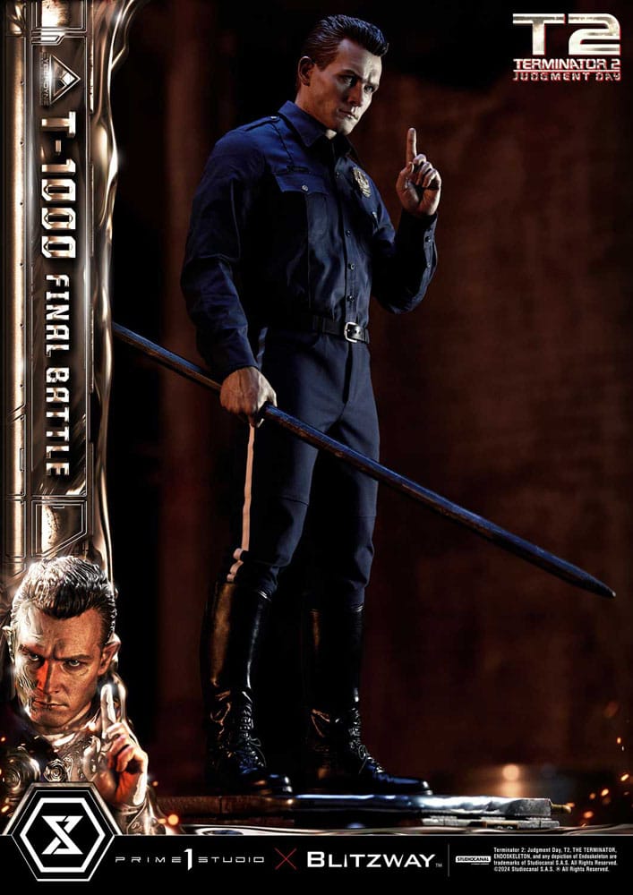 [PREORDINE] Terminator 2 - Statua Museum Masterline 1/3 T-1000 Final Battle Deluxe Version 73 cm - Prime 1 Studio - Statue