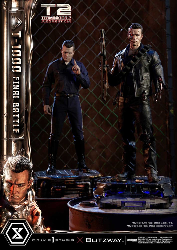 [PREORDINE] Terminator 2 - Statua Museum Masterline 1/3 T-1000 Final Battle Deluxe Version 73 cm - Prime 1 Studio - Statue
