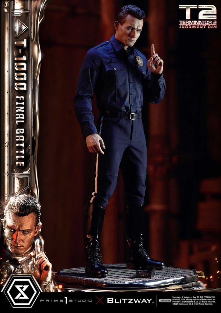 [PREORDINE] Terminator 2 - Statua Museum Masterline 1/3 T-1000 Final Battle Deluxe Version 73 cm - Prime 1 Studio - Statue