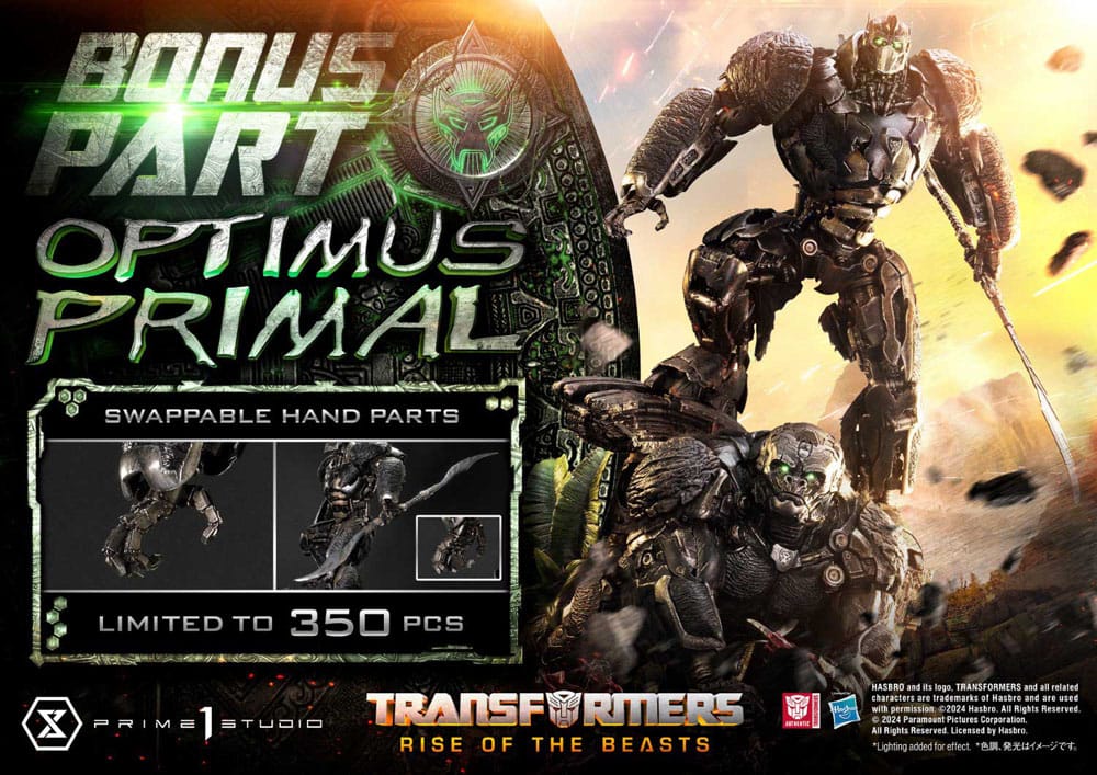 [PREORDINE] Transformers: Rise of the Beasts - Statua Optimus Primal Ultimate Bonus Version 72 cm - Prime 1 Studio - Statue