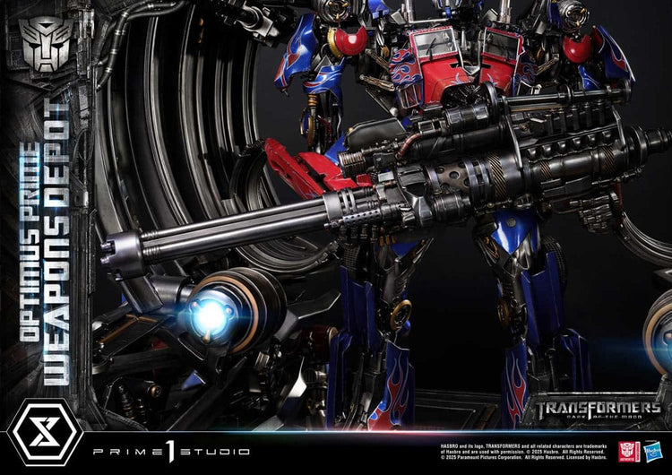 [PREORDINE] Transformers: Dark of the Moon - Statua Optimus Prime Weapons Depot 127 cm - Prime 1 Studio - Statue
