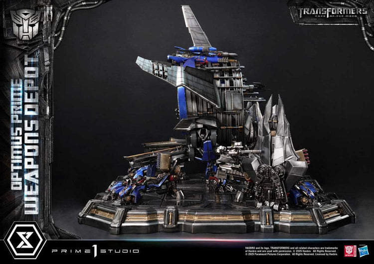 [PREORDINE] Transformers: Dark of the Moon - Statua Museum Masterline Optimus Prime Weapons Depot Bonus Version 127 cm - Prime 1 Studio - Statue