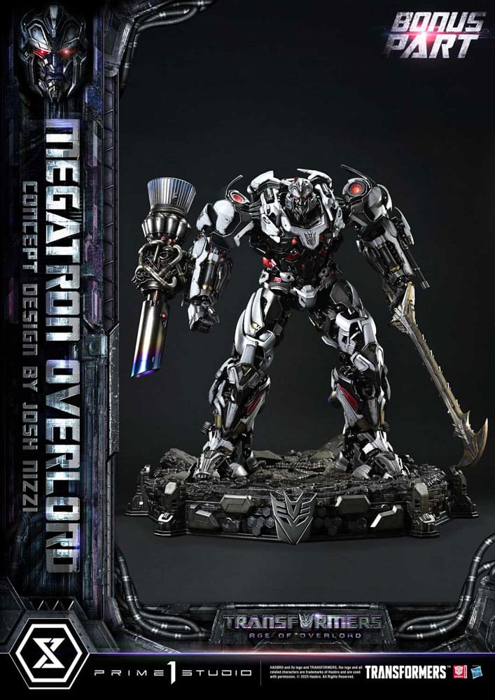 [PREORDINE] Statua Transformers Generations I Museum Masterline Megatron Overlord (Design by Josh Nizzi) Bonus Version 89 cm - Prime 1 Studio - Statue