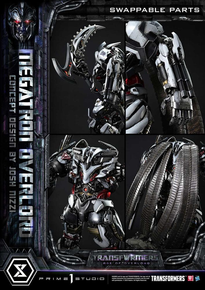 [PREORDINE] Statua Transformers Generations I Museum Masterline Megatron Overlord (Design by Josh Nizzi) Bonus Version 89 cm - Prime 1 Studio - Statue