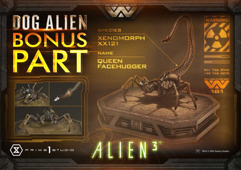 [PREORDINE] Statua Alien 3 Dog Alien XL Deluxe Bonus Version 114 cm - Prime 1 Studio - Statue