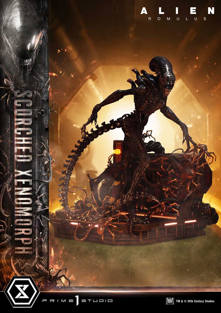 [PREORDINE] Alien: Romulus - Statua Museum Masterline XL 1/3 Xenomorph Bruciato 98 cm - Prime 1 Studio - Statue