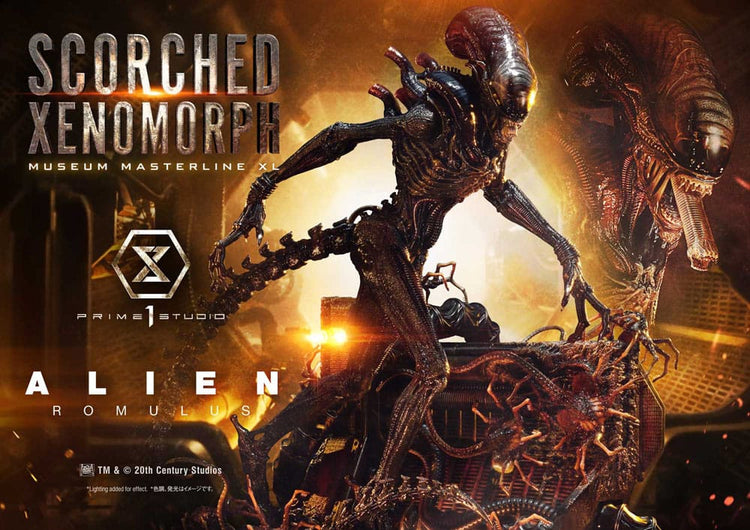 [PREORDINE] Alien: Romulus - Statua Museum Masterline XL 1/3 Xenomorph Bruciato 98 cm - Prime 1 Studio - Statue