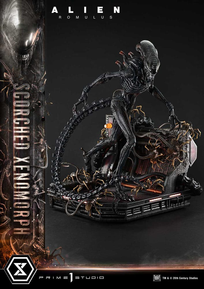 [PREORDINE] Alien: Romulus - Statua Museum Masterline XL 1/3 Xenomorph Bruciato 98 cm - Prime 1 Studio - Statue