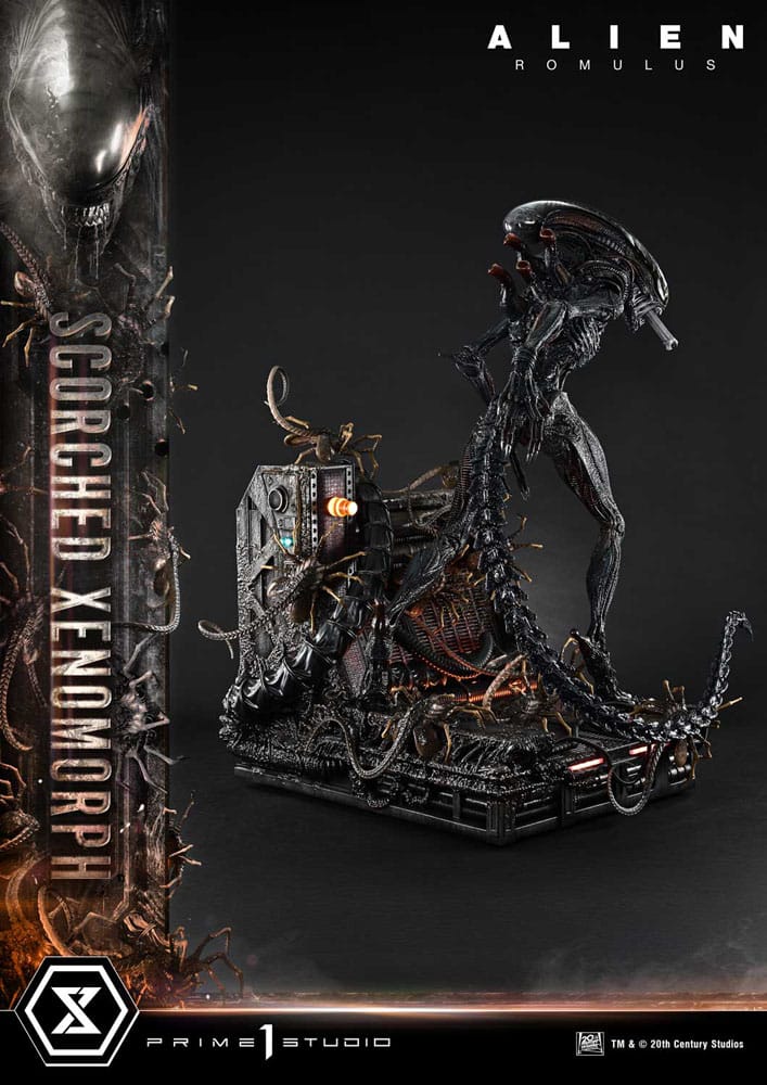 [PREORDINE] Alien: Romulus - Statua Museum Masterline XL 1/3 Xenomorph Bruciato 98 cm - Prime 1 Studio - Statue