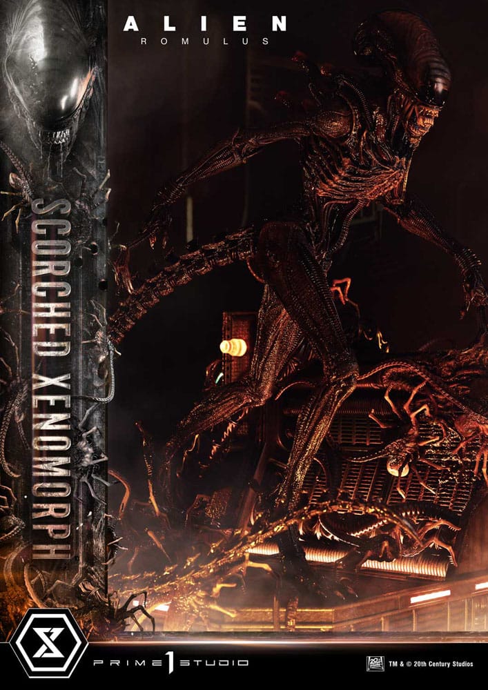 [PREORDINE] Alien: Romulus - Statua Museum Masterline XL 1/3 Xenomorph Bruciato 98 cm - Prime 1 Studio - Statue