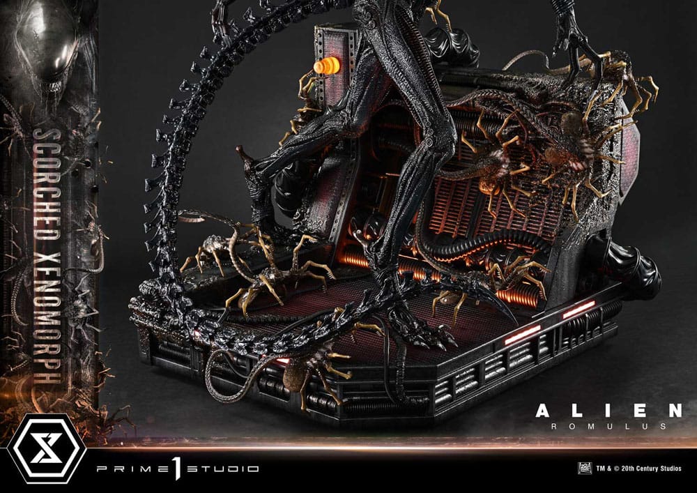 [PREORDINE] Alien: Romulus - Statua Museum Masterline XL 1/3 Xenomorph Bruciato 98 cm - Prime 1 Studio - Statue