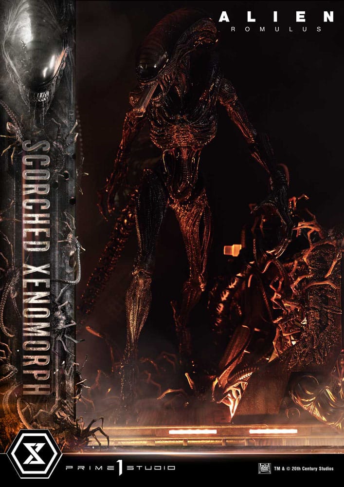 [PREORDINE] Alien: Romulus - Statua Museum Masterline XL 1/3 Xenomorph Bruciato 98 cm - Prime 1 Studio - Statue