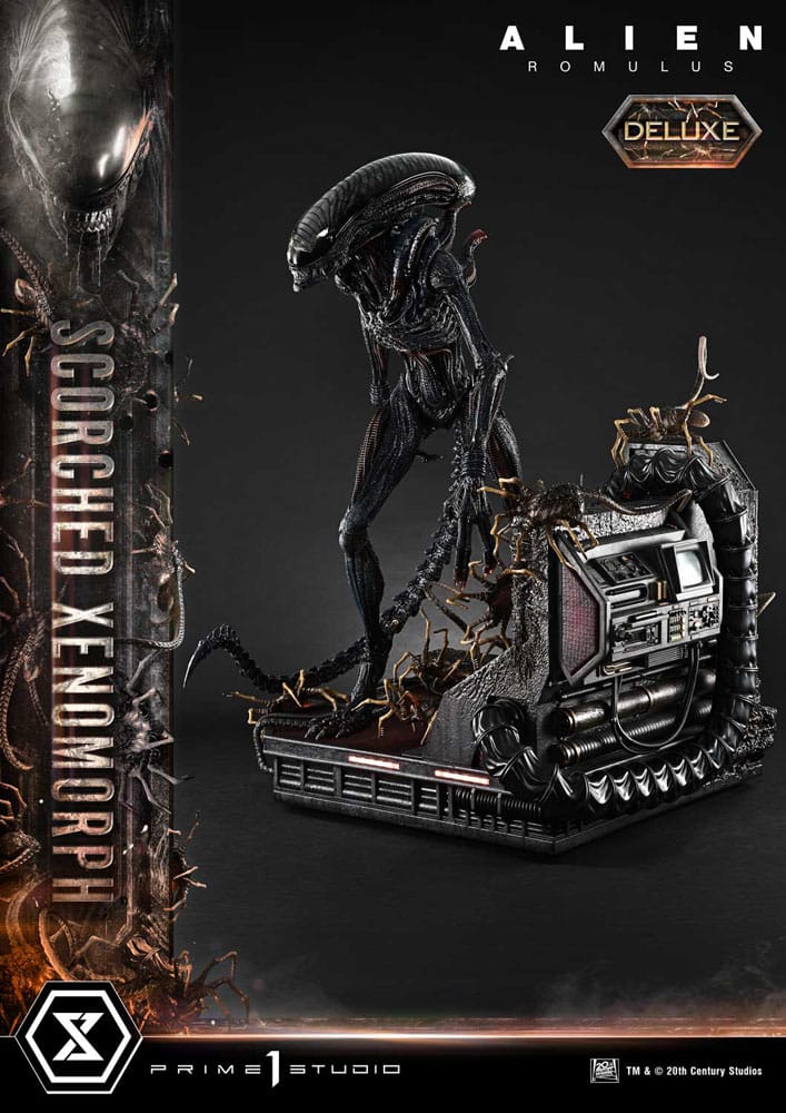 [PREORDINE] Alien: Romulus - Statua Museum Masterline XL 1/3 Xenomorph Scorched Deluxe 98 cm - Prime 1 Studio - Statue