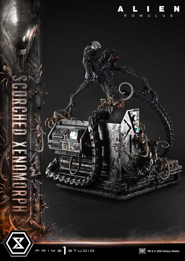 [PREORDINE] Alien: Romulus - Statua Museum Masterline XL 1/3 Xenomorph Scorched Deluxe 98 cm - Prime 1 Studio - Statue