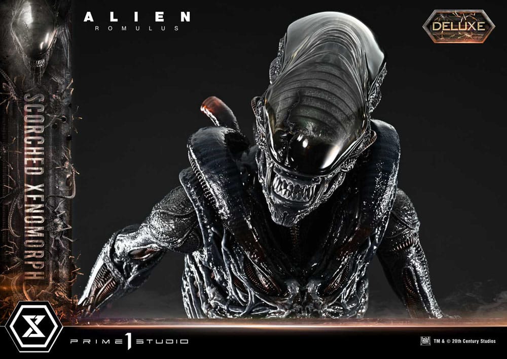 [PREORDINE] Alien: Romulus - Statua Museum Masterline XL 1/3 Xenomorph Scorched Deluxe 98 cm - Prime 1 Studio - Statue