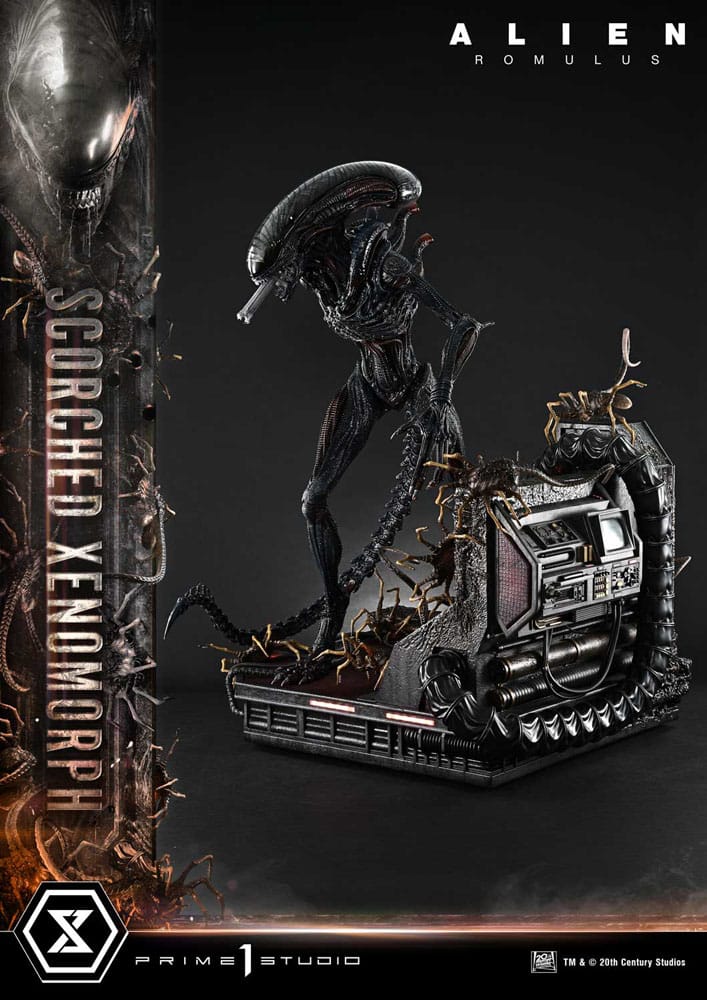 [PREORDINE] Alien: Romulus - Scorched Xenomorph Deluxe Bonus Version Statue 1/3 98 cm - Prime 1 Studio - Statue