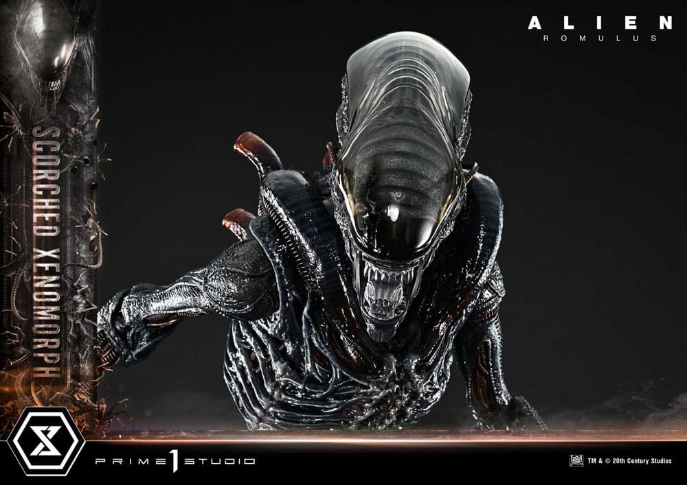 [PREORDINE] Alien: Romulus - Scorched Xenomorph Deluxe Bonus Version Statue 1/3 98 cm - Prime 1 Studio - Statue