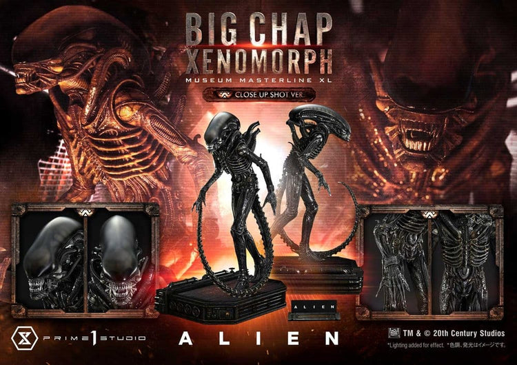 [PREORDINE] Alien: Statua Big Chap Xenomorph Close Up Shot Ver. 1/3 - 100 cm - Prime 1 Studio - Statue