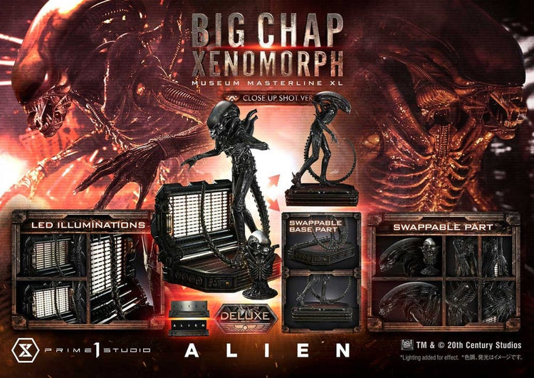 [PREORDINE] Alien: Statua Big Chap Xenomorph Close Up Ver. Deluxe 1/3 - 100 cm - Prime 1 Studio - Statue