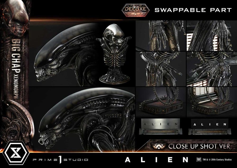 [PREORDINE] Alien: Statua Big Chap Xenomorph Close Up Ver. Deluxe 1/3 - 100 cm - Prime 1 Studio - Statue