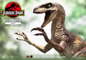 Statua Velociraptor Jump 1/10 Jurassic Park Prime 1 Studio - Prime 1 Studio - Statue