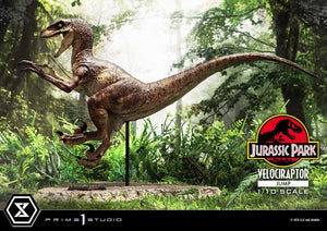 Statua Velociraptor Jump 1/10 Jurassic Park Prime 1 Studio - Prime 1 Studio - Statue