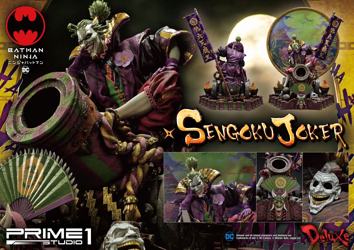 [PREORDINE] Statua Batman Ninja Sengoku Joker Deluxe Version 71 cm - Prime 1 Studio - Statue