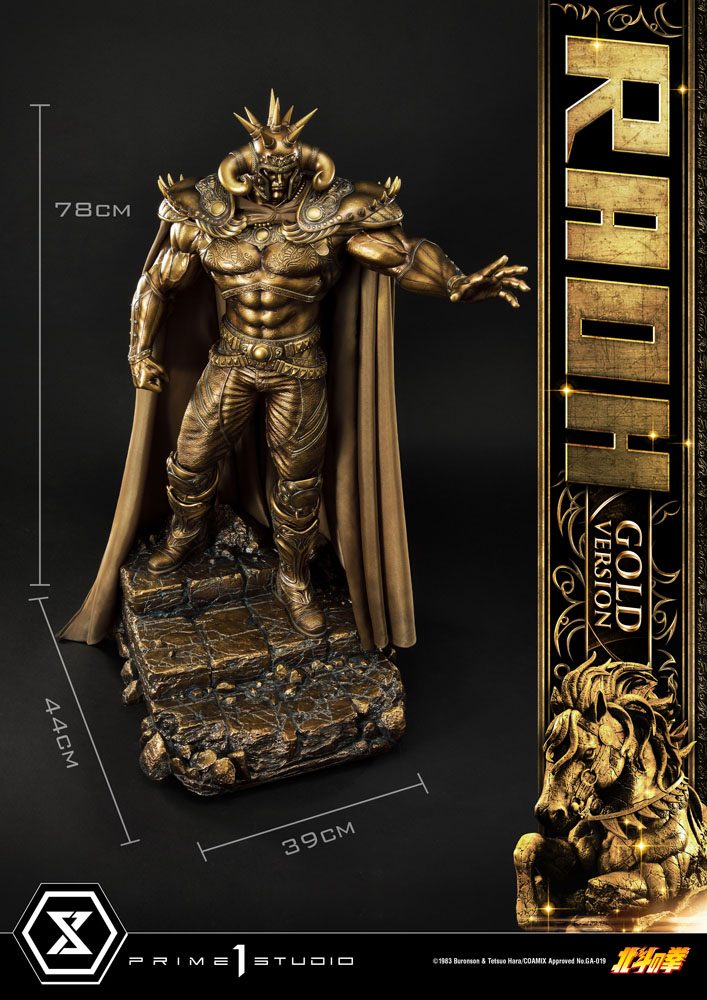 [PREORDINE] Statua Fist of the North Star 1/4 Raoh Gold Version 78 cm - Prime 1 Studio - Statue