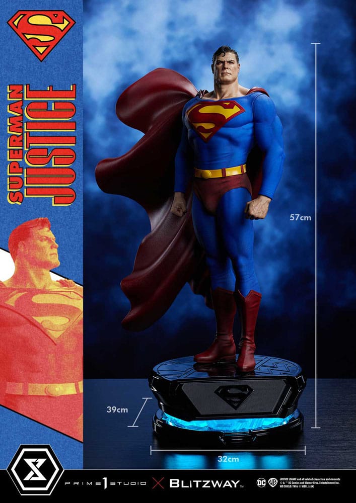 [PREORDINE] Statua DC Comics Premium Masterline 1/4 Superman Justice Comics 57 cm - Prime 1 Studio - Statue