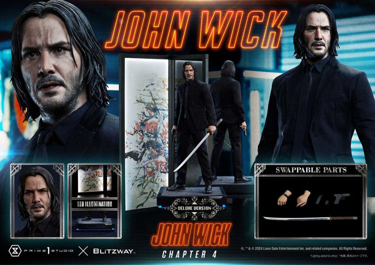 [PREORDINE] John Wick Chapter 4 Statue Ultimate Premium Masterline 1/4 Deluxe 54 cm - Prime 1 Studio - Statue